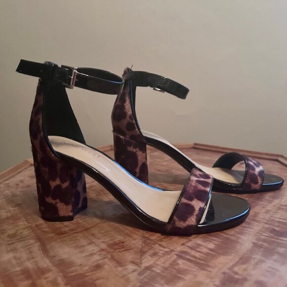 Nine West Animal Skin Sandals - Picture 1 of 3
